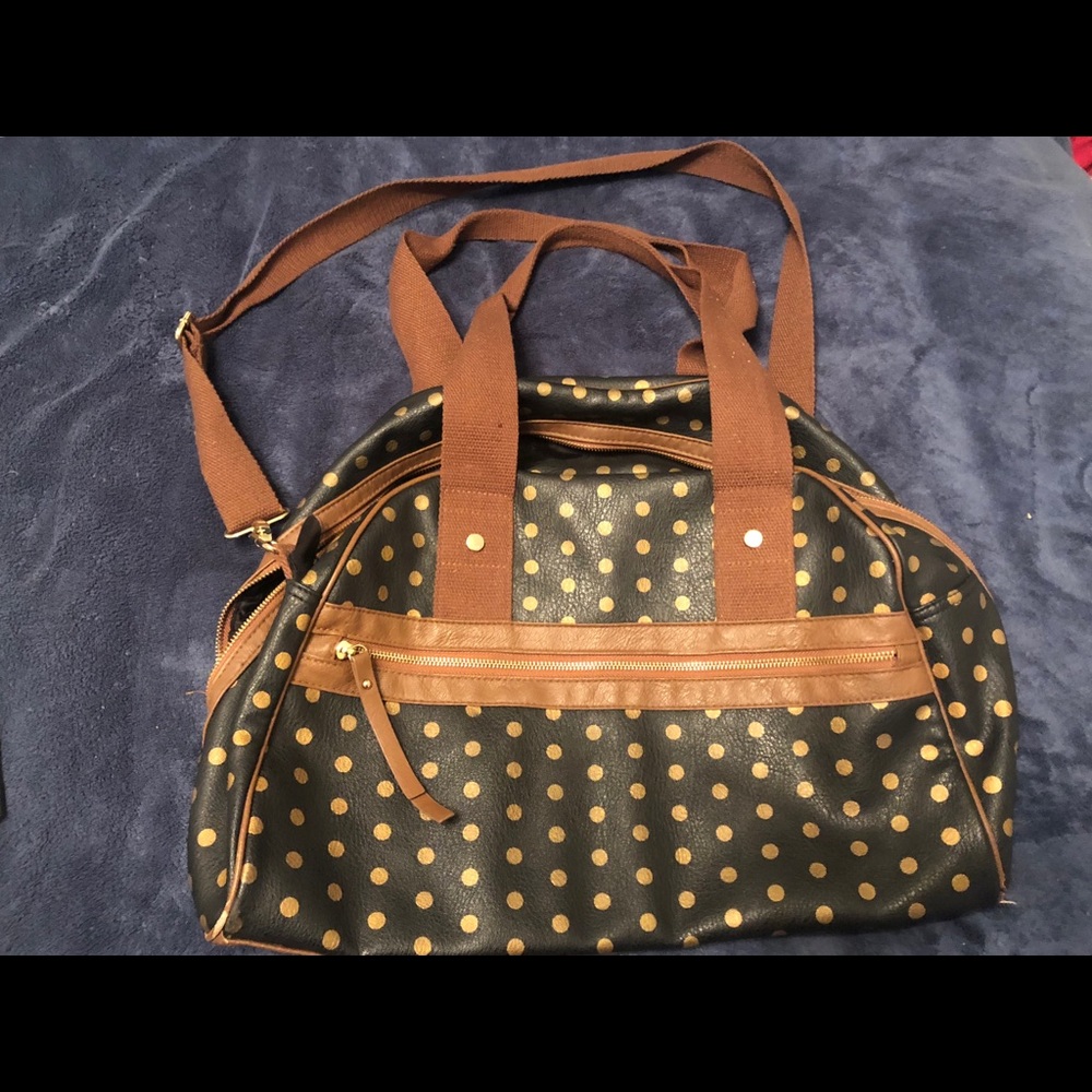Polka Dot Weekender Bag